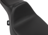 Drag Specialties Seats Predator III Extended Reach Seat for Harley FLT/FLH 2023-2025 - Vinyl/Solar Leather