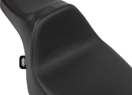Drag Specialties Seats Predator III Extended Reach Seat for Harley FLT/FLH 2023-2025 - Vinyl/Solar Leather