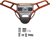 RAVEK Front Bumper/Skid Plate with White Lights - Orange - RZR XP 1000 64-317ORL