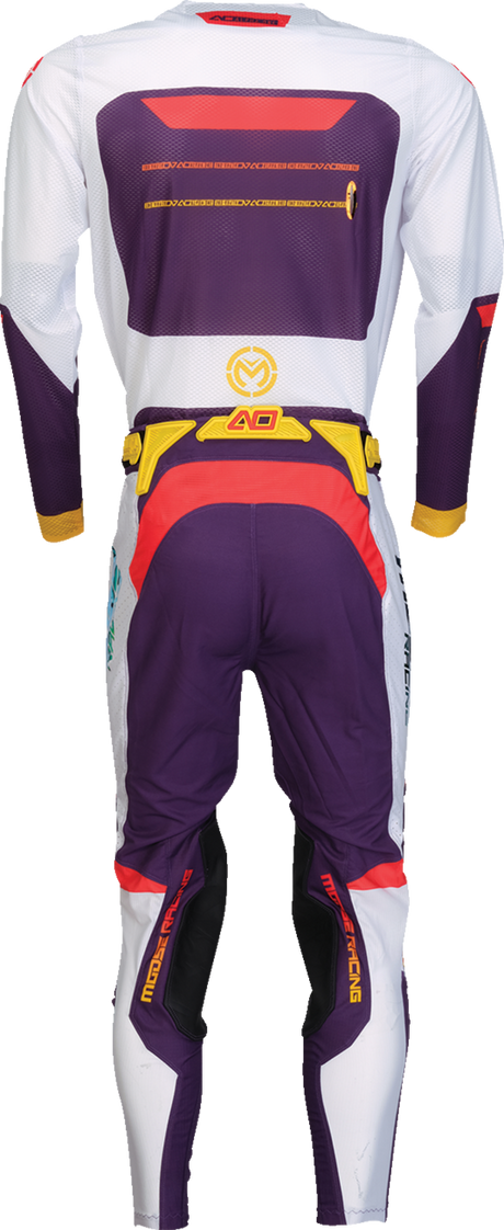 MOOSE OFFROAD Alpha One Pants - Purple/Red - US 38 2901-12066