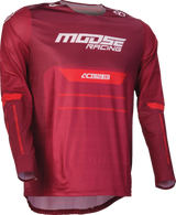 MOOSE OFFROAD Alpha One Jersey - Burgundy/White - XL 2910-8314