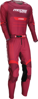MOOSE OFFROAD Alpha One Jersey - Burgundy/White - XL 2910-8314