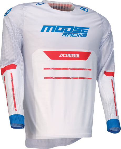 MOOSE OFFROAD Alpha One Jersey - Red/White/Blue - Small 2910-8325
