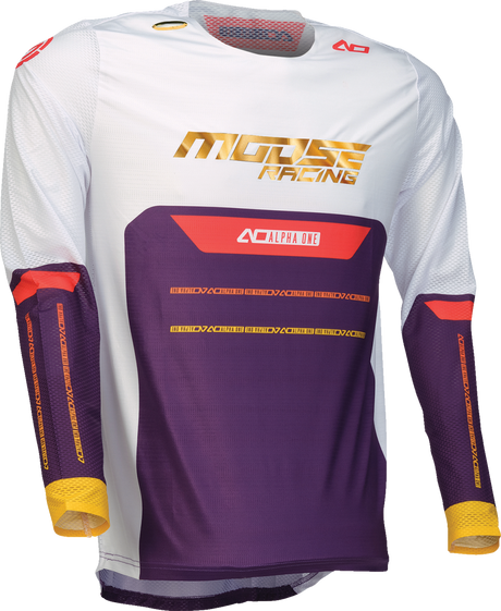 MOOSE OFFROAD Alpha One Jersey - Purple/Red - 3XL 2910-8337
