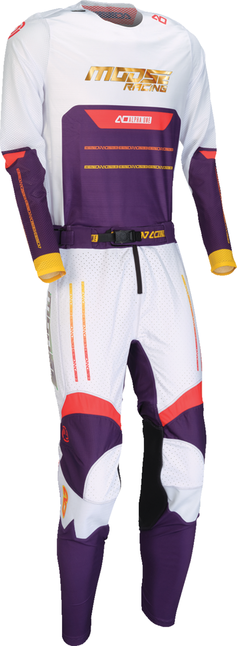MOOSE OFFROAD Alpha One Jersey - Purple/Red - 3XL 2910-8337