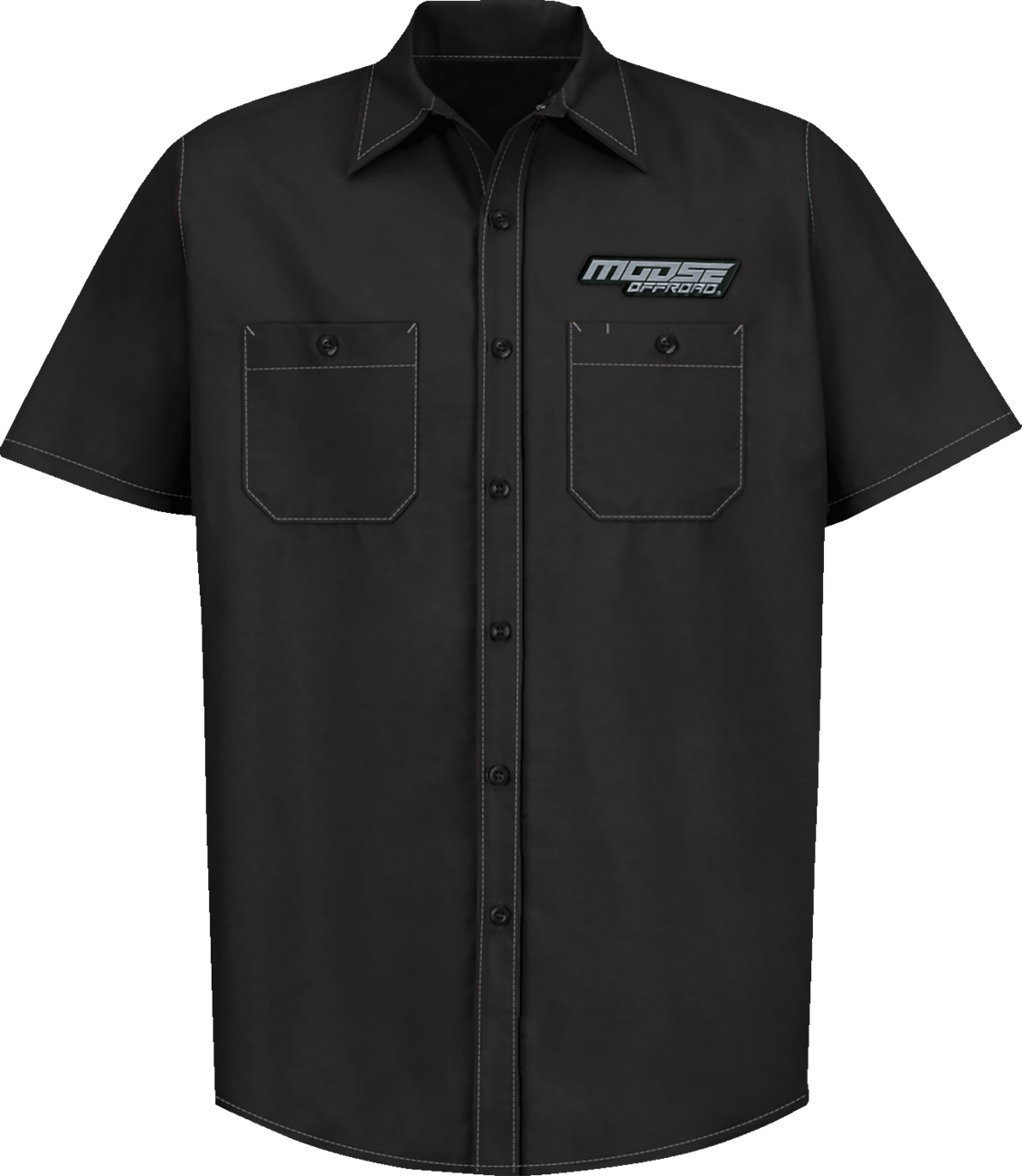 MOOSE OFFROAD Moose Offroad Shop Shirt - Black - Medium MRS01S8BCHMR