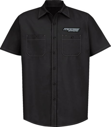 MOOSE OFFROAD Moose Offroad Shop Shirt - Black - Medium MRS01S8BCHMR