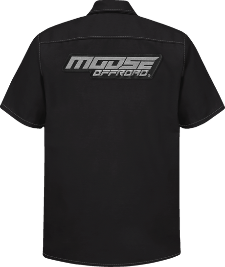 MOOSE OFFROAD Moose Offroad Shop Shirt - Black - Medium MRS01S8BCHMR