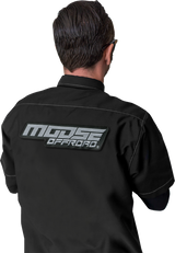 MOOSE OFFROAD Moose Offroad Shop Shirt - Black - Medium MRS01S8BCHMR
