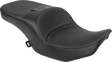 Drag Specialties Seats Freedom Seat for Harley FLT/FLH 2023-2025 - Black Vinyl, 5-3/4 Inch Driver Support, Contoured Comfort