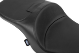 Drag Specialties Seats Freedom Seat for Harley FLT/FLH 2023-2025 - Black Vinyl, 5-3/4 Inch Driver Support, Contoured Comfort