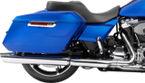 Drag Specialties Seats Freedom Seat for Harley FLT/FLH 2023-2025 - Black Vinyl, 5-3/4 Inch Driver Support, Contoured Comfort