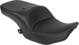 DRAG SPECIALTIES SEATS Freedom Seat for Harley FLT/FLH 2023-2025, Black Vinyl/Solar Leather, Part #4711E