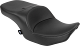 DRAG SPECIALTIES SEATS Freedom Seat for Harley FLT/FLH 2023-2025, Black Vinyl/Solar Leather, Part #4711E