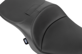 DRAG SPECIALTIES SEATS Freedom Seat for Harley FLT/FLH 2023-2025, Black Vinyl/Solar Leather, Part #4711E