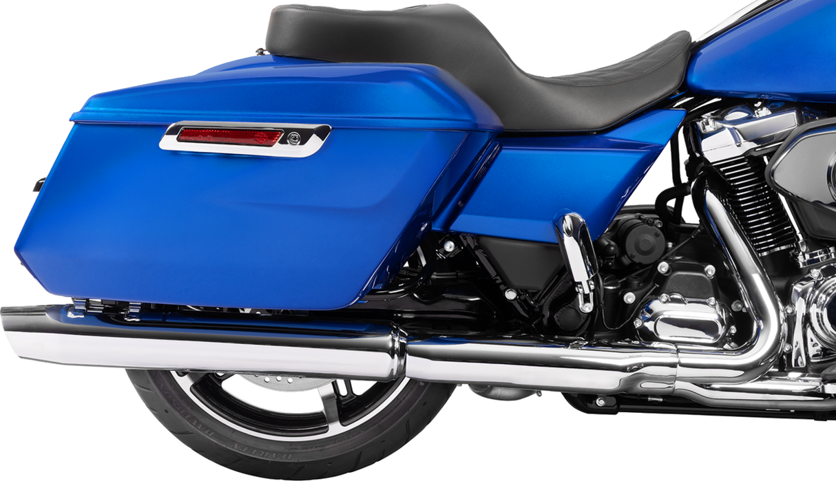 Drag Specialties Seats Freedom Seat for Harley FLT/FLH 2023-2025, Black Vinyl with Double Diamond Stitch, Part Number 4711B