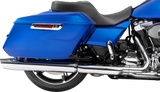 Drag Specialties Seats Freedom Seat for Harley FLT/FLH 2023-2025, Black Vinyl with Double Diamond Stitch, Part Number 4711B