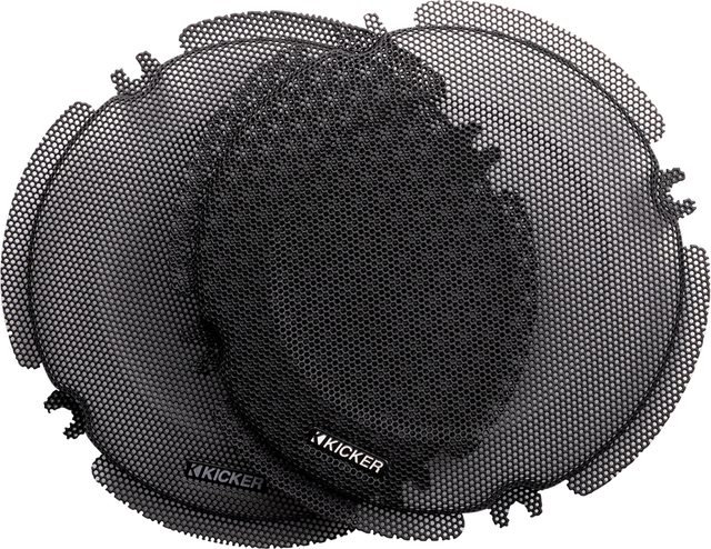 KICKER Black Mesh Speaker Grill for Harley-Davidson Tour-Pak 48HDTPG