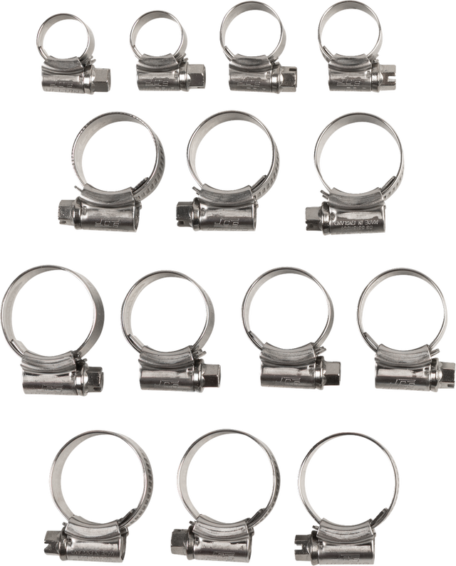 Moose Offroad Radiator Hose Clamp Kit for Honda CK HON-17 - Marine-Grade Stainless Steel