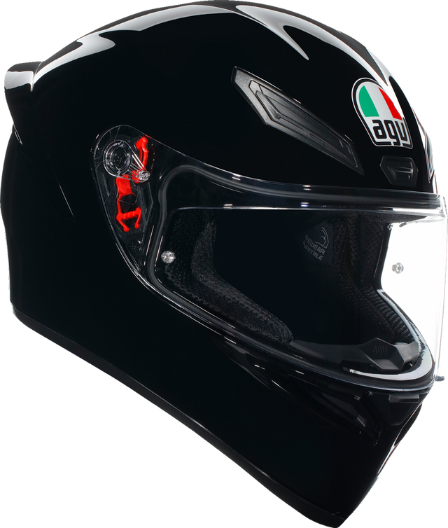 AGV K1 S Helmet - Black Large - Motorcycle Helmet with Ventilation and Pinlock Prepared Fit for Honda, Yamaha, Kawasaki, Suzuki, Harley-Davidson, and more