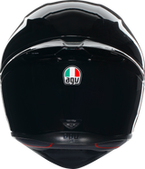 AGV K1 S Helmet - Black Large - Motorcycle Helmet with Ventilation and Pinlock Prepared Fit for Honda, Yamaha, Kawasaki, Suzuki, Harley-Davidson, and more