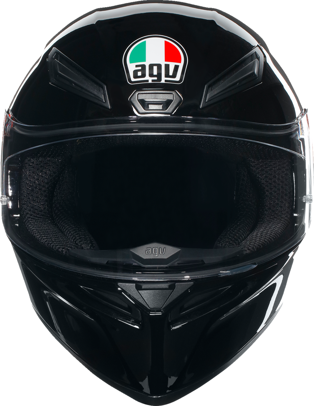 AGV K1 S Helmet - Black Large - Motorcycle Helmet with Ventilation and Pinlock Prepared Fit for Honda, Yamaha, Kawasaki, Suzuki, Harley-Davidson, and more