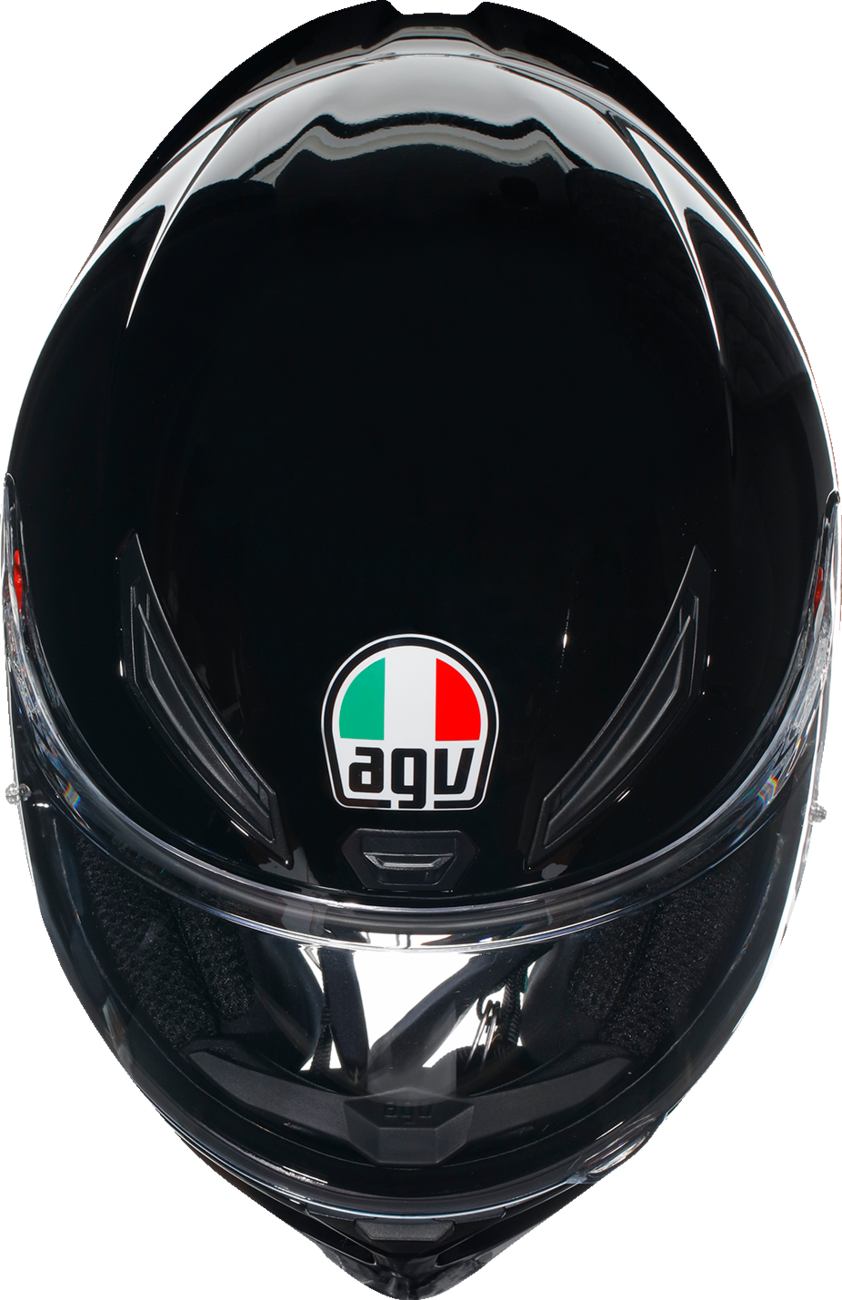 AGV K1 S Helmet - Black Large - Motorcycle Helmet with Ventilation and Pinlock Prepared Fit for Honda, Yamaha, Kawasaki, Suzuki, Harley-Davidson, and more