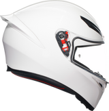 AGV K1 S Helmet - White Small - Sportbike Motorcycle Helmet with Ventilation and Pinlock Prepared Fit for Honda, Yamaha, Kawasaki, Suzuki, and More