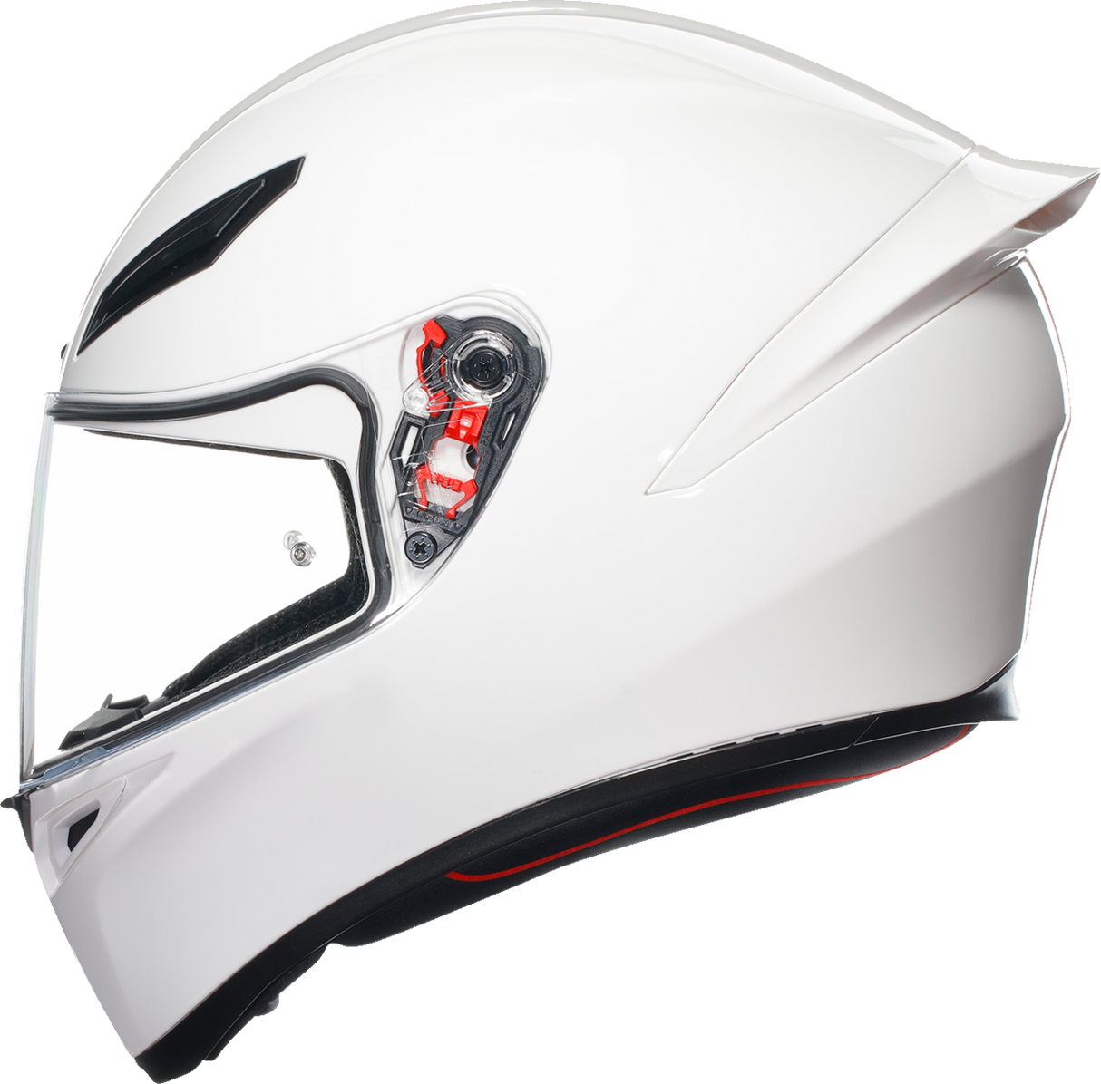 AGV K1 S Helmet - White Small - Sportbike Motorcycle Helmet with Ventilation and Pinlock Prepared Fit for Honda, Yamaha, Kawasaki, Suzuki, and More