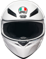 AGV K1 S Helmet - White Small - Sportbike Motorcycle Helmet with Ventilation and Pinlock Prepared Fit for Honda, Yamaha, Kawasaki, Suzuki, and More