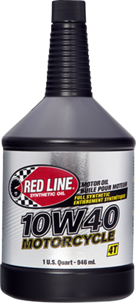 RED LINE SYNTHETIC OIL Synthetic Motor Oil - 10W40 - 1 US quart 42404