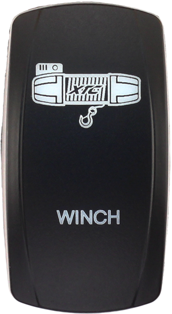 XTC Power Products SW00-00120032 Dash Switch Rocker Face Winch for Jeep Wrangler, Toyota Tacoma, Ford F-150