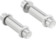 ARLEN NESS Bolt Kit - Footpeg - 12-Point - Titanium - Polish 300-800