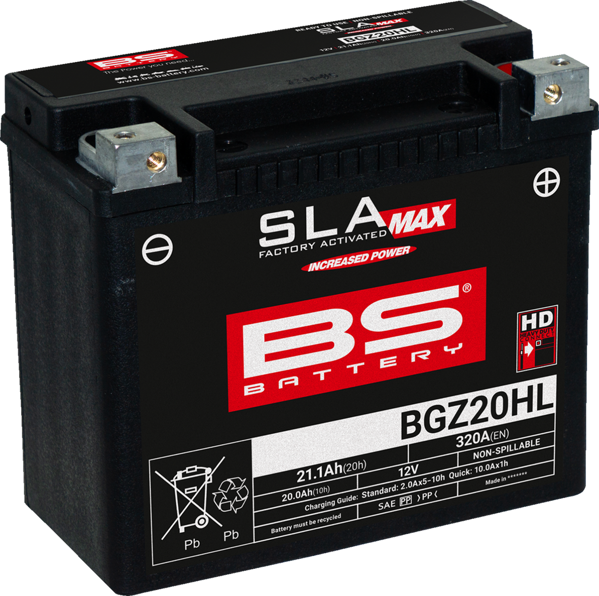 BS BATTERY Battery - BGZ20HL (GYZ) 300939