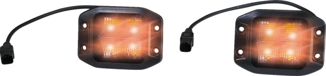 Moose Offroad Flush Mount LED Light Pods Kit MSE-LPKITFA for Off-Road Vehicles