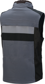 MOOSE OFFROAD Moto Vest 2830-0765 for 2XL Motorcycles - Gray/Black