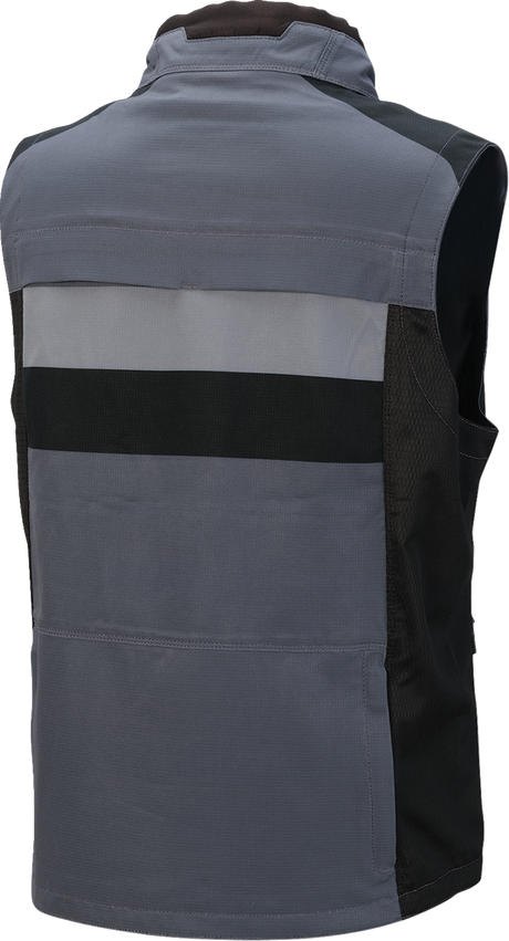 MOOSE OFFROAD Moto Vest 2830-0765 for 2XL Motorcycles - Gray/Black