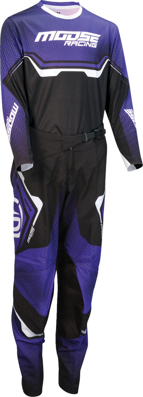 MOOSE OFFROAD Youth Qualifier® Jersey - Purple/Black/White - XL 2912-2636