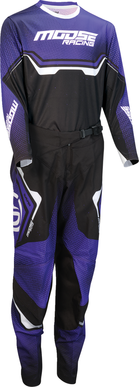 MOOSE OFFROAD Youth Qualifier® Jersey - Purple/Black/White - XL 2912-2636