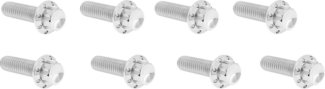 ARLEN NESS Bolt Kit - Lifter Block - 12-Point - Titanium - Polished 300-935