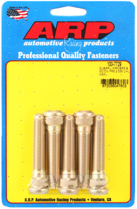 ARP 100-7729 Extended 5 Wheel Stud Kit for 2015+ Subaru WRX/STI and 2013+ BRZ with Vehicle Fitment