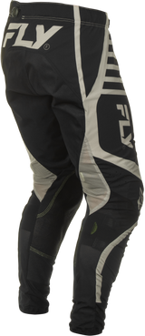 Fly Racing Lite Pants Black/Grey Size 32 – Lightweight Motorcycle Riding Gear with Mesh Panels and Adjustable Fit