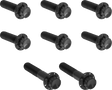 ARLEN NESS Bolt Kit - Trap Door - Titanium - 12-Point - Twin Cam/6-Speed - Black 300-713
