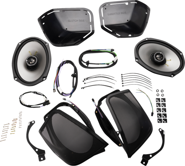KICKER Cut-In Lid Kit with 6" x 9" Speakers 52HDBX1469
