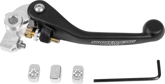 Moose Offroad ARC Power Brake Lever - Black for Jeep Wrangler JK, JL, Gladiator JT and Toyota Tacoma with Factory Master Cylinders (Part AC-MBR-601iM)