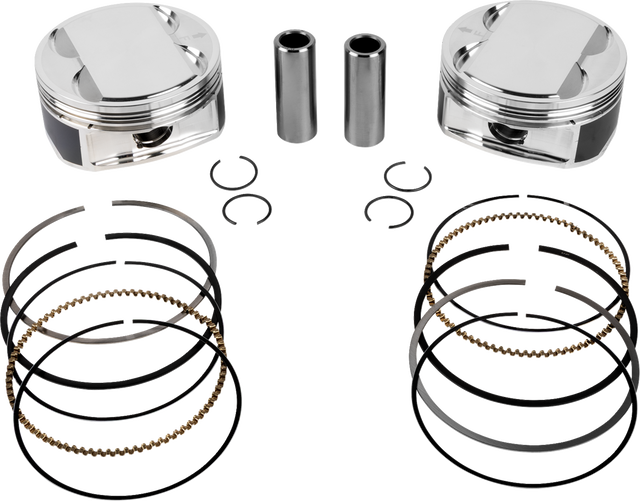 JE PISTONS Piston Kit - 4.125" Bore - 4.375" Stroke - 11.5:1 CR - 114" M8 398729