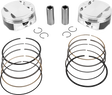 JE PISTONS Piston Kit - 4.250" Bore - 4.375" Stroke - 11.5:1 CR - 114" M8 398730