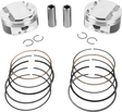 JE PISTONS Piston Kit - 4.080" Bore - 4.375" Stroke - 12.0:1 CR - 114" M8 398755