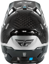 Fly Racing Formula S Carbon Byte Helmet for Motorcycle Off-Road and Street Use - Black Carbon/Grey/Silver, XL