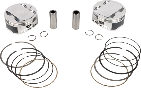 JE PISTONS Piston Kit - 4.250" Bore - 4.375" Stroke - 12.0:1 CR - 114" M8 398757